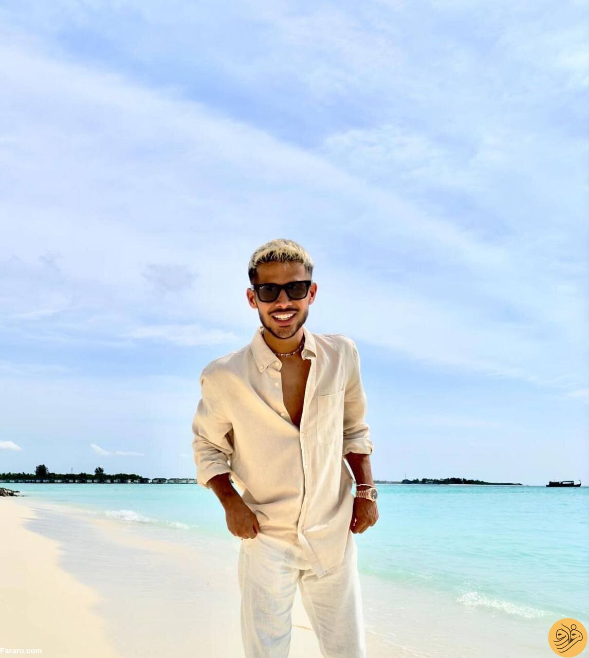عکس| تفریح خاص مهدی قایدی در سواحل مالدیو عکس| تفریح خاص مهدی قایدی در سواحل مالدیو