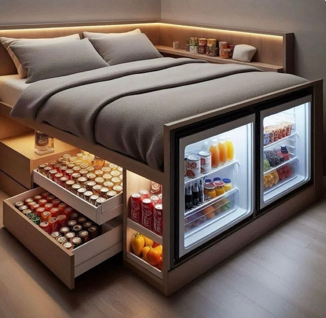 عکس| رویایی‌ترین تخت خواب جهان با امکاناتی جذاب!