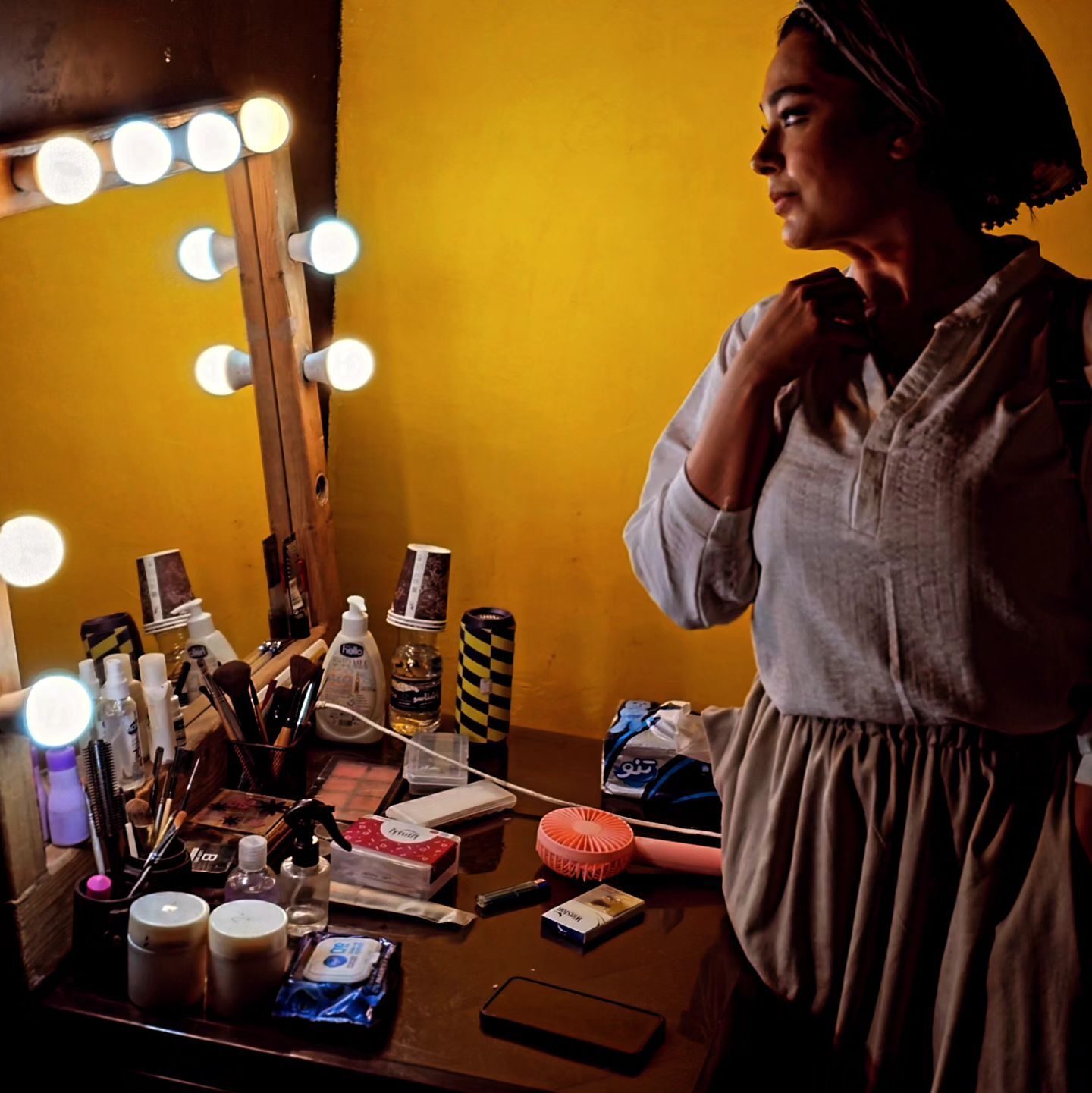 عکس| ساینا سالاری؛ ارغوان سریال دلدادگان با یک صحنه هنری