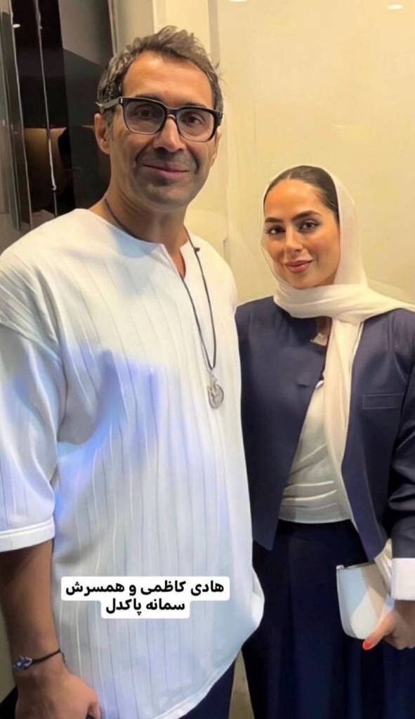 عکس| تمجید هوادارن از پوشش متفاوت «سمانه پاکدل» همسر هادی کاظمی