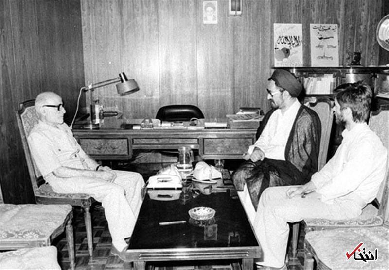 عکس| مدیر روزنامه در مقابل نخست وزیر