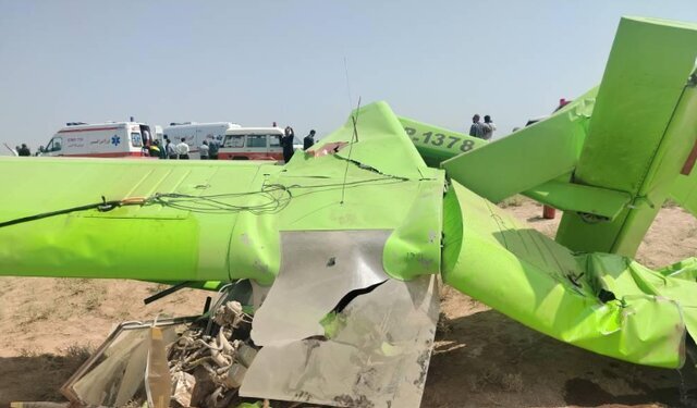 سقوط هواپیما در البرز / یک کشته و یک زخمی داشت + عکس