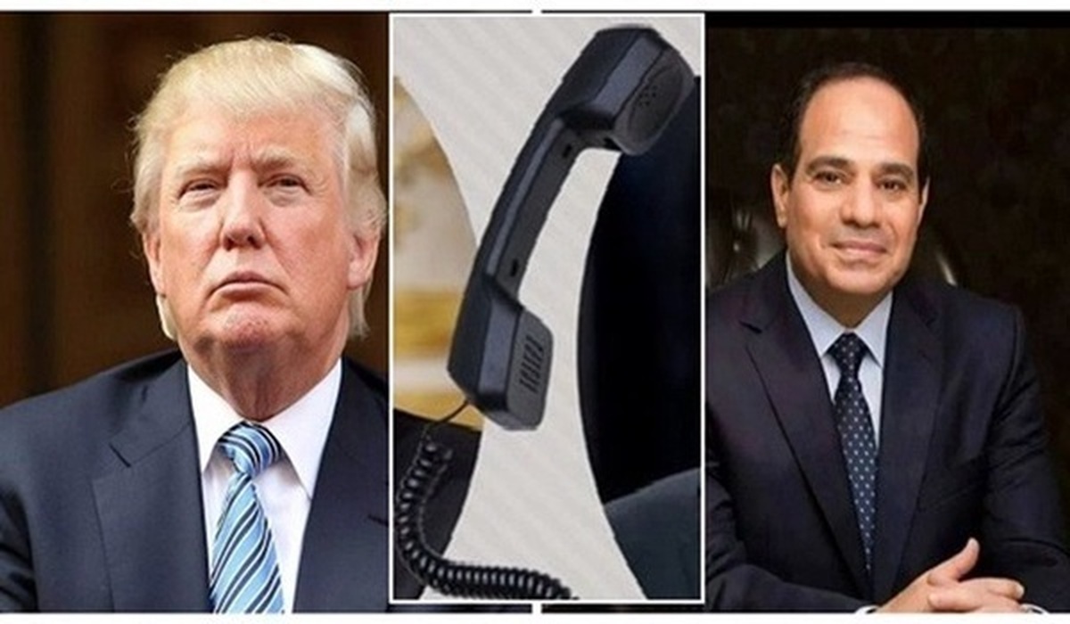 تماس تلفنی السیسی با ترامپ