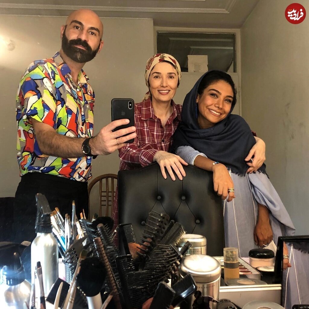 عکس| «آتنه فقیه نصیری» مینو عمه خانم سریال لیسانسه‌ها در یک دورهمی