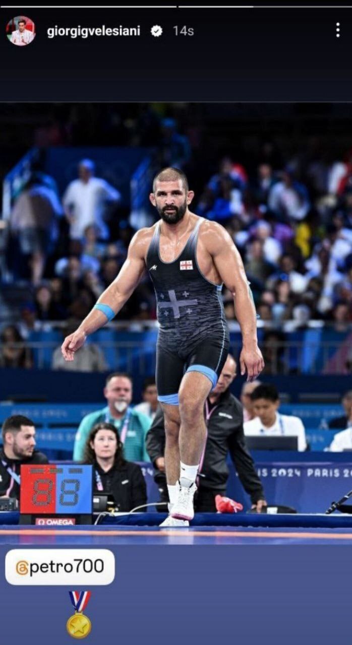 عکس| واکنش گولسیانی به قهرمانی حریف جنجالی زارع