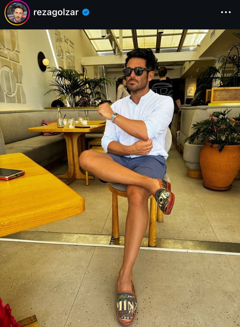 عکس| کفش‌های عجیب اما گران‌قیمت محمدرضا گلزار