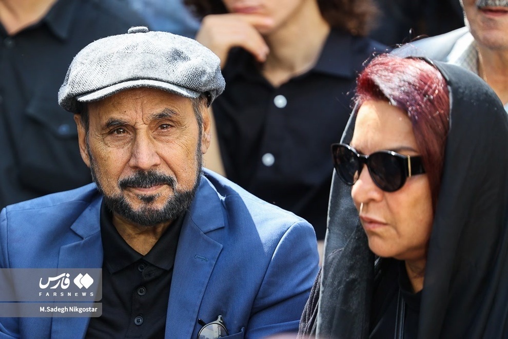 عکس| عمو قناد در مراسم تشییع پیکر سعید راد