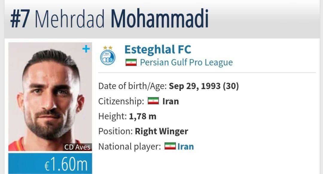 عکس| نگاهی به قیمت برادران محمدی در ترانسفر مارکت؛ میلاد گرانتر است یا مهرداد؟ عکس| نگاهی به قیمت برادران محمدی در ترانسفر مارکت؛ میلاد گرانتر است یا مهرداد؟