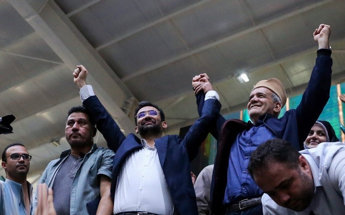 عکس| حضور آذری جهرمی در مراسم تنفیذ مسعود پزشکیان