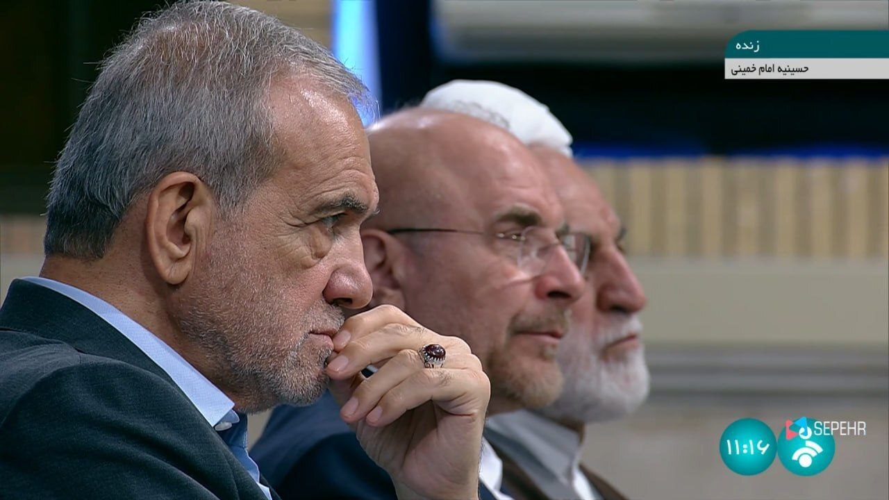 عکس| سران سه قوه در یک قاب در مراسم تنفیذ