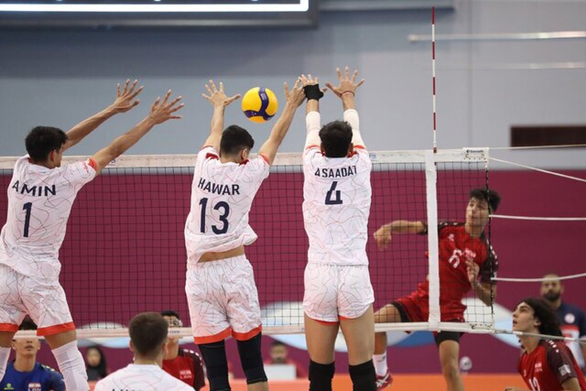 پیروزی نوجوانان والیبال ایران در قهرمانی آسیا