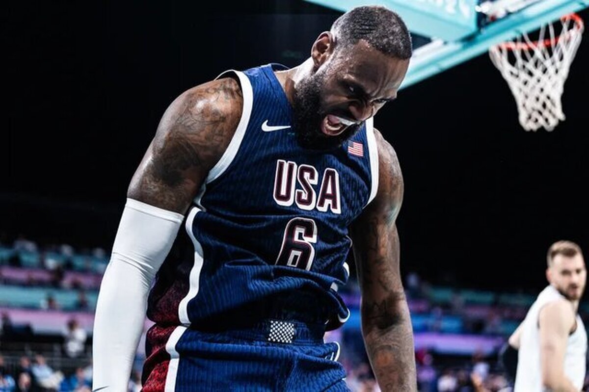 قدرت‌نمایی بسکتبال آمریکا در المپیک