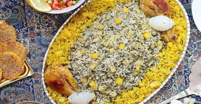طرز تهیه سیب پلو کرمانشاهی مجلسی در ۴ مرحله ساده طرز تهیه سیب پلو کرمانشاهی مجلسی در ۴ مرحله ساده
