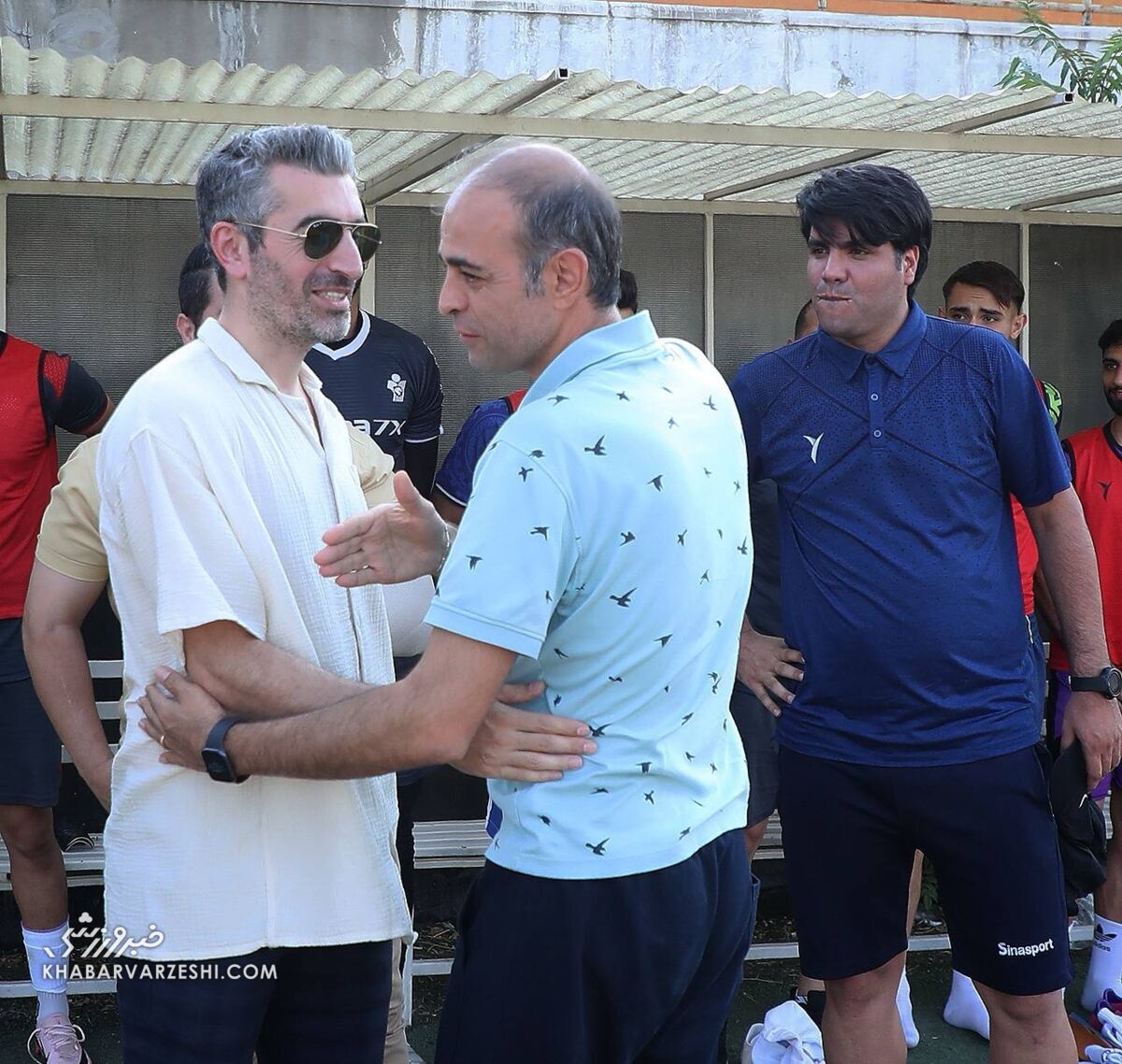 عکس| ملاقات صمیمی محرم نویدکیا و مجتبی جباری