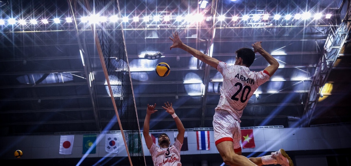 تصاویر| والیبال قهرمانی مردان زیر ۲۰ سال آسیا- ایران و اندونزی