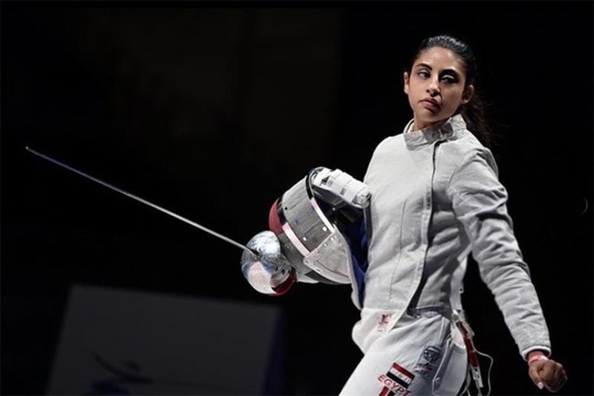 حضور خبرساز شمشیرباز زن مصری در المپیک پاریس
