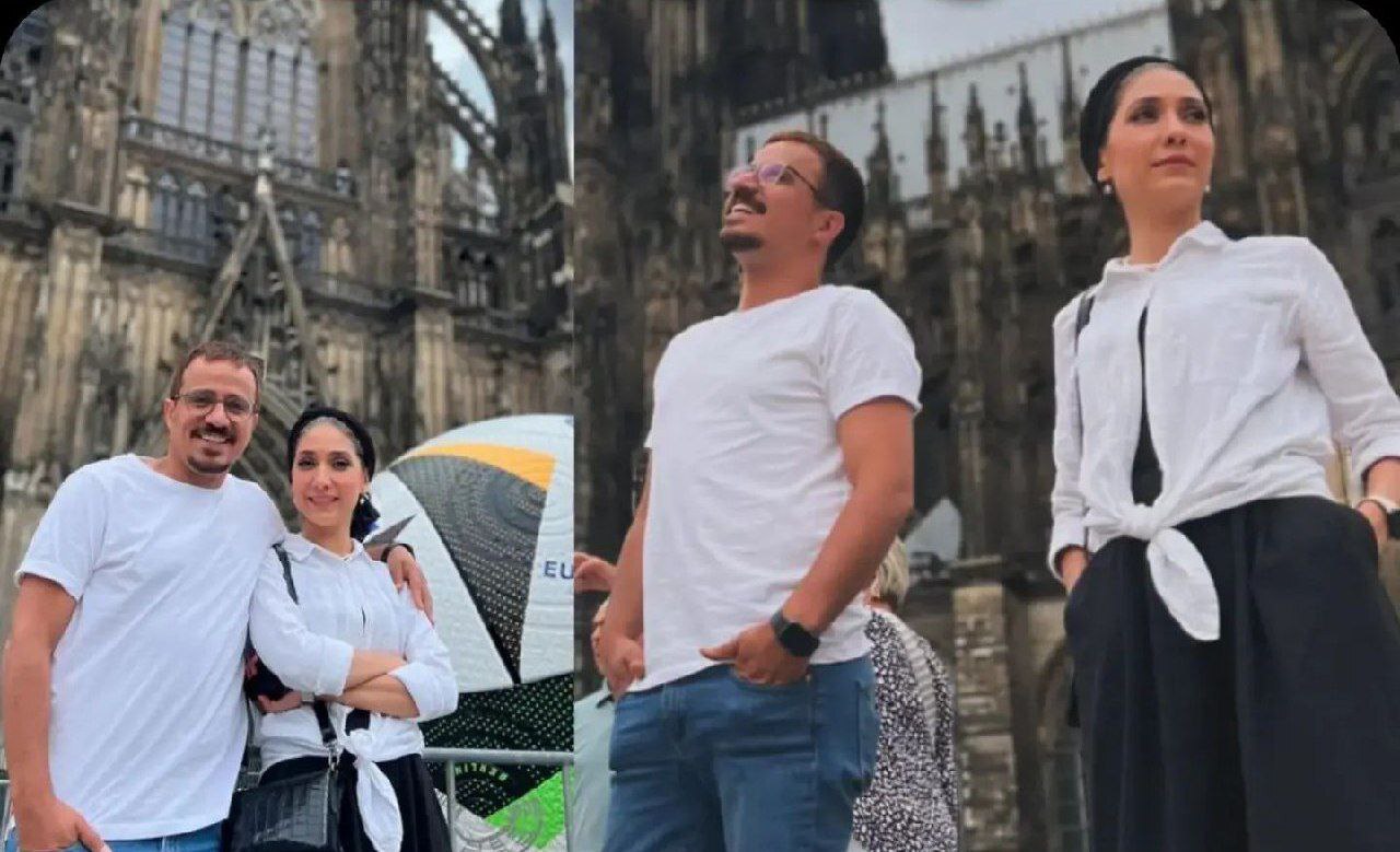 عکس| ماه عسل حسین سلیمانی بازیگر فیلم مارمولک و همسرش در آلمان