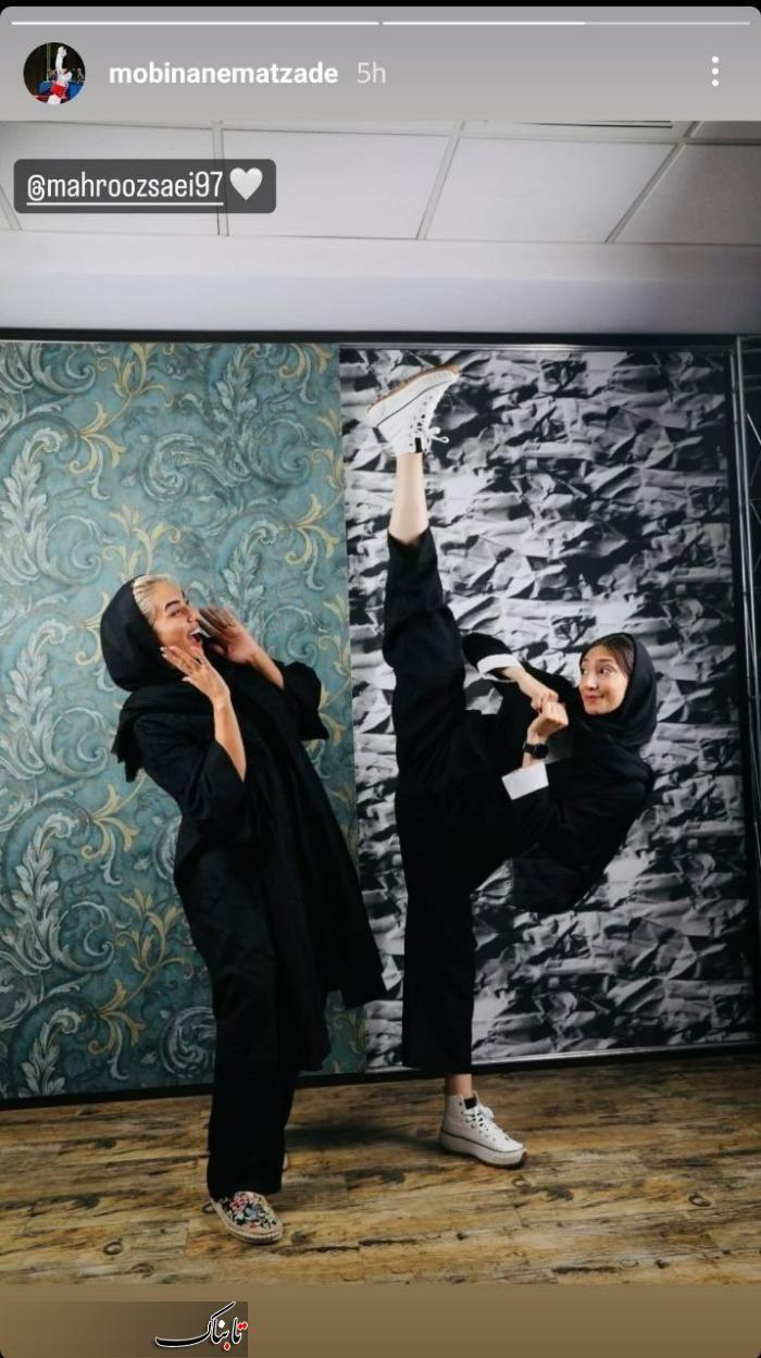 عکس| مبینا نعمت‌زاده با این ژست تکواندویی جواب همه را داد