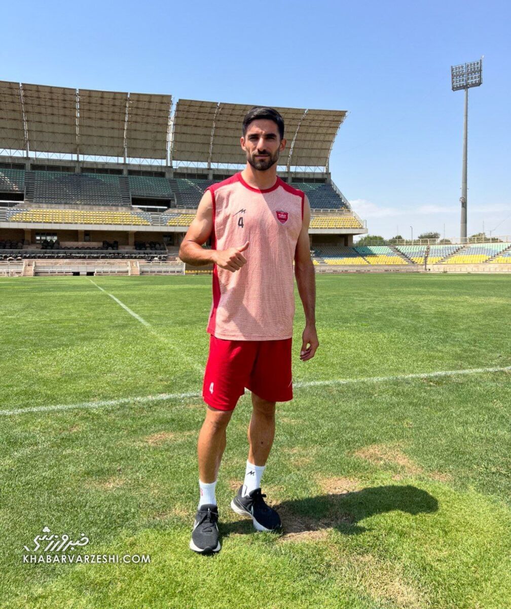 عکس| نخستین تمرین میلاد محمدی در پرسپولیس