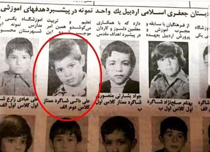 عکس| علی دایی در کودکی به عنوان شاگرد ممتاز در روزنامه