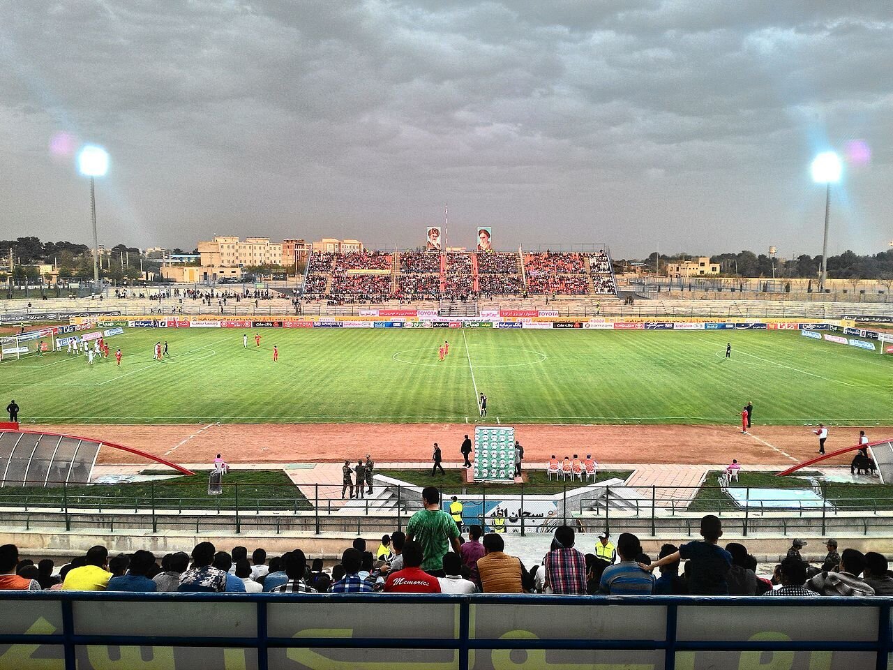 عکسی از ورزشگاه قلعه حسن خان که رونالدو قرار است در آن بازی کند