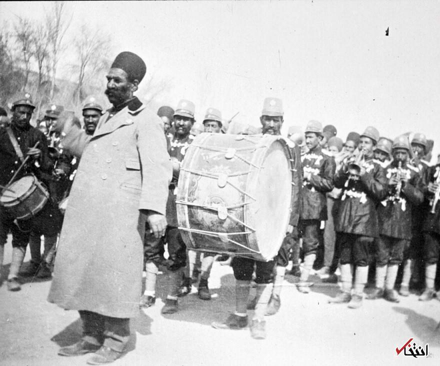 عکس| گروه مارش؛ نخسین گروه سرود ژاندارمری در ۱۱۰ سال قبل