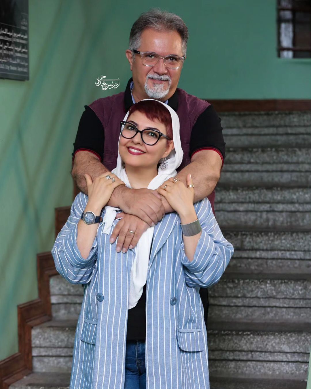 عکس| عاشقانه جدید آناهیتا همتی و علی باغزری