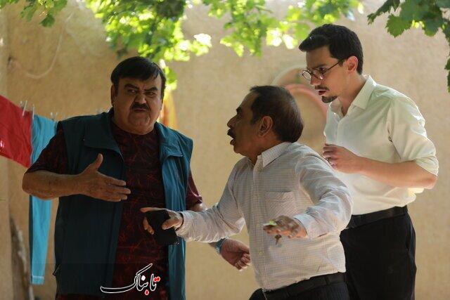 عکس/ گریم جالب اکبر عبدی در سریال طنز ماه عسل