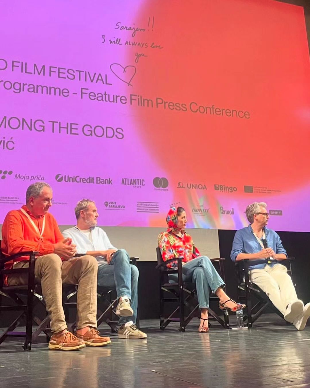 عکس| حضور «فرشته حسینی» در یک جشنواره خارجی فیلم سارایوو