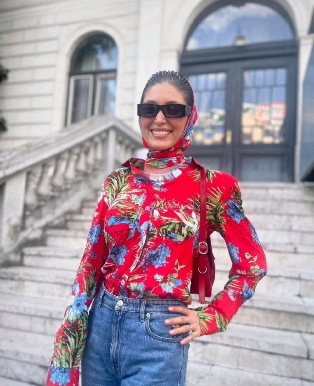 عکس| حضور «فرشته حسینی» در یک جشنواره خارجی فیلم سارایوو