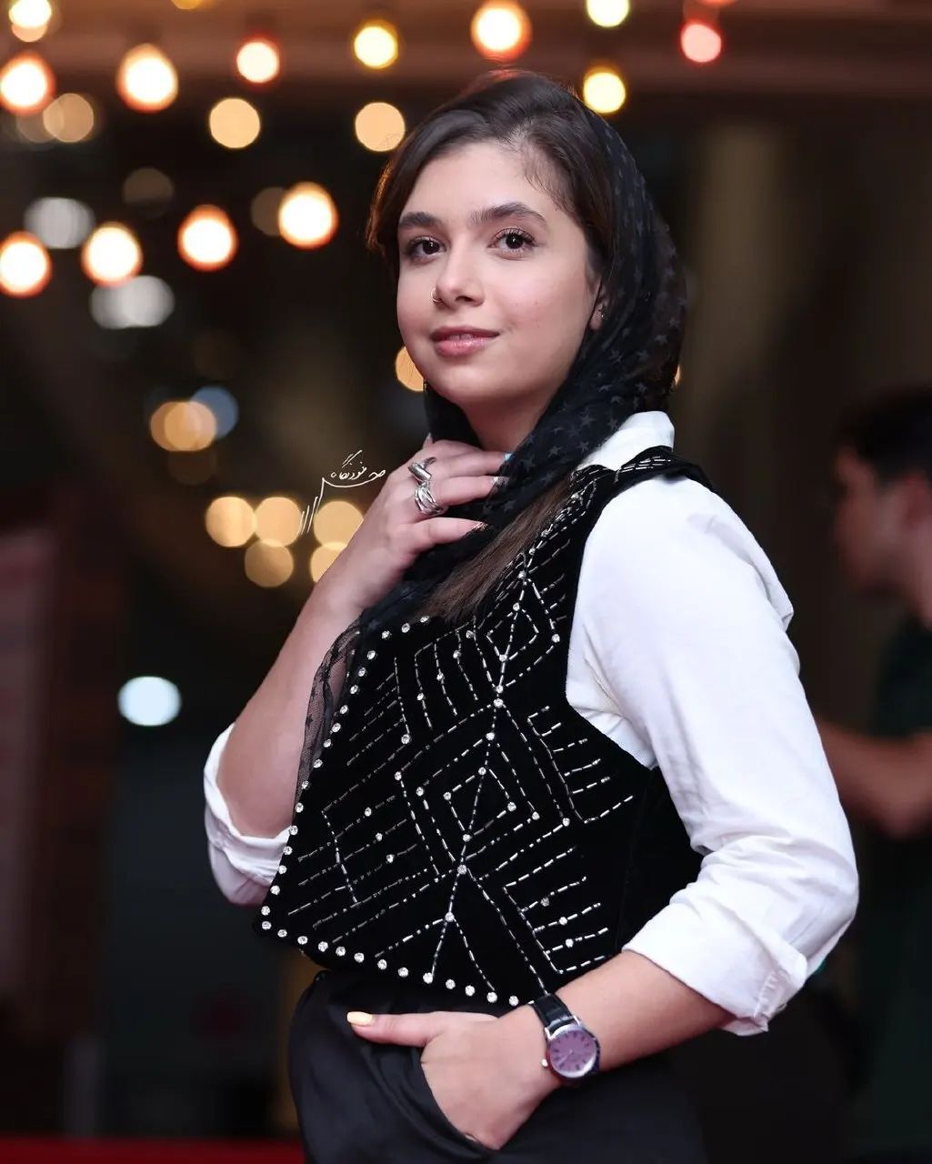 عکس/ حضور نفس بازغی در مراسم اکران خصوصی فیلم «شه سوار»