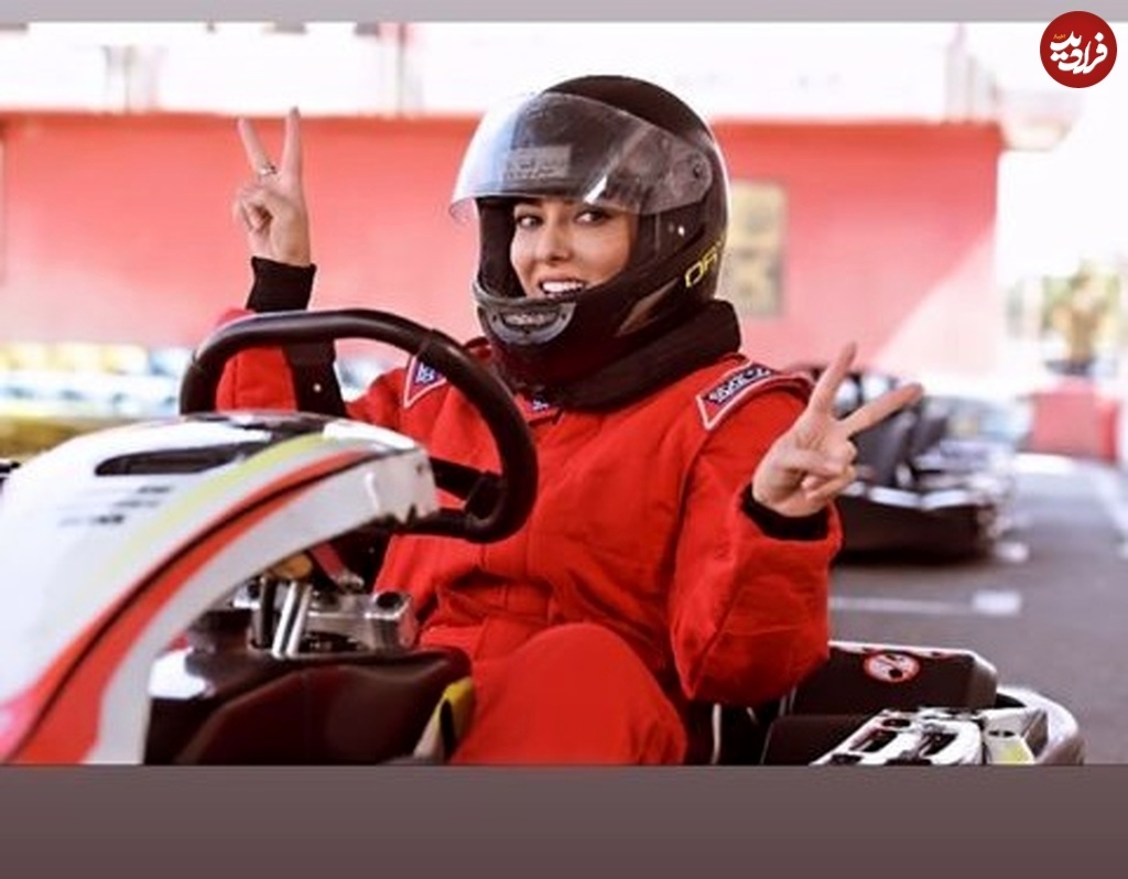 عکس/ رالی سواری «لیلا اوتادی» در پست کارتینگ