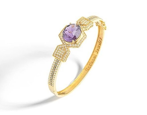 مدلهای جدید دستبند طلا نگین دار مدلهای جدید دستبند طلا نگین دار