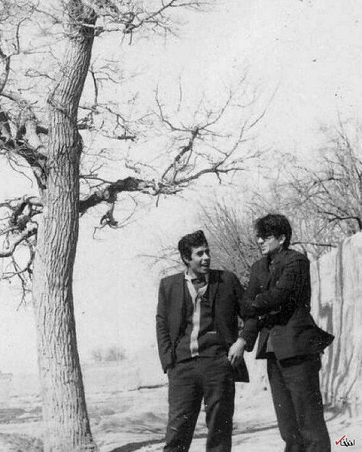 تصویری از خسرو شکیبایی و برادرش که با شجریان اشتباه می‌گیرند