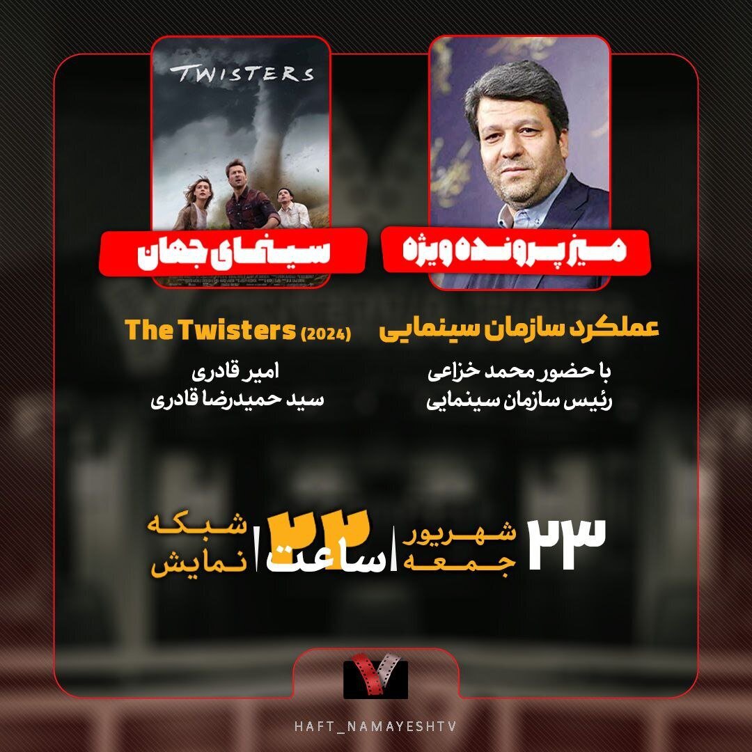 محمد خزاعی به «هفت» میآید/ بررسی عملکرد سازمان سینمایی محمد خزاعی به «هفت» میآید/ بررسی عملکرد سازمان سینمایی