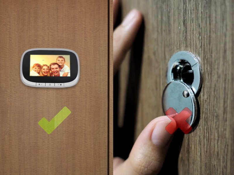 چشمی درب ورودی دیجیتال