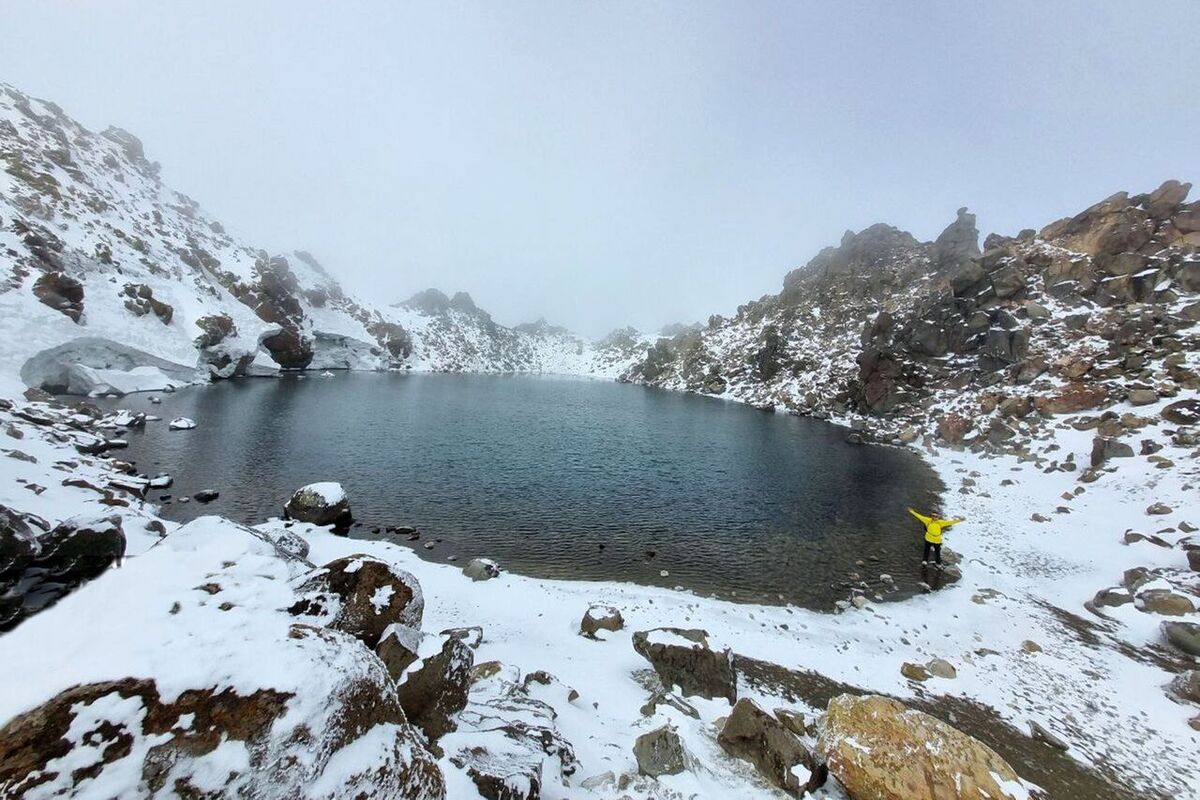 سرما و برف در اردبیل / سبلان سفیدپوش شد