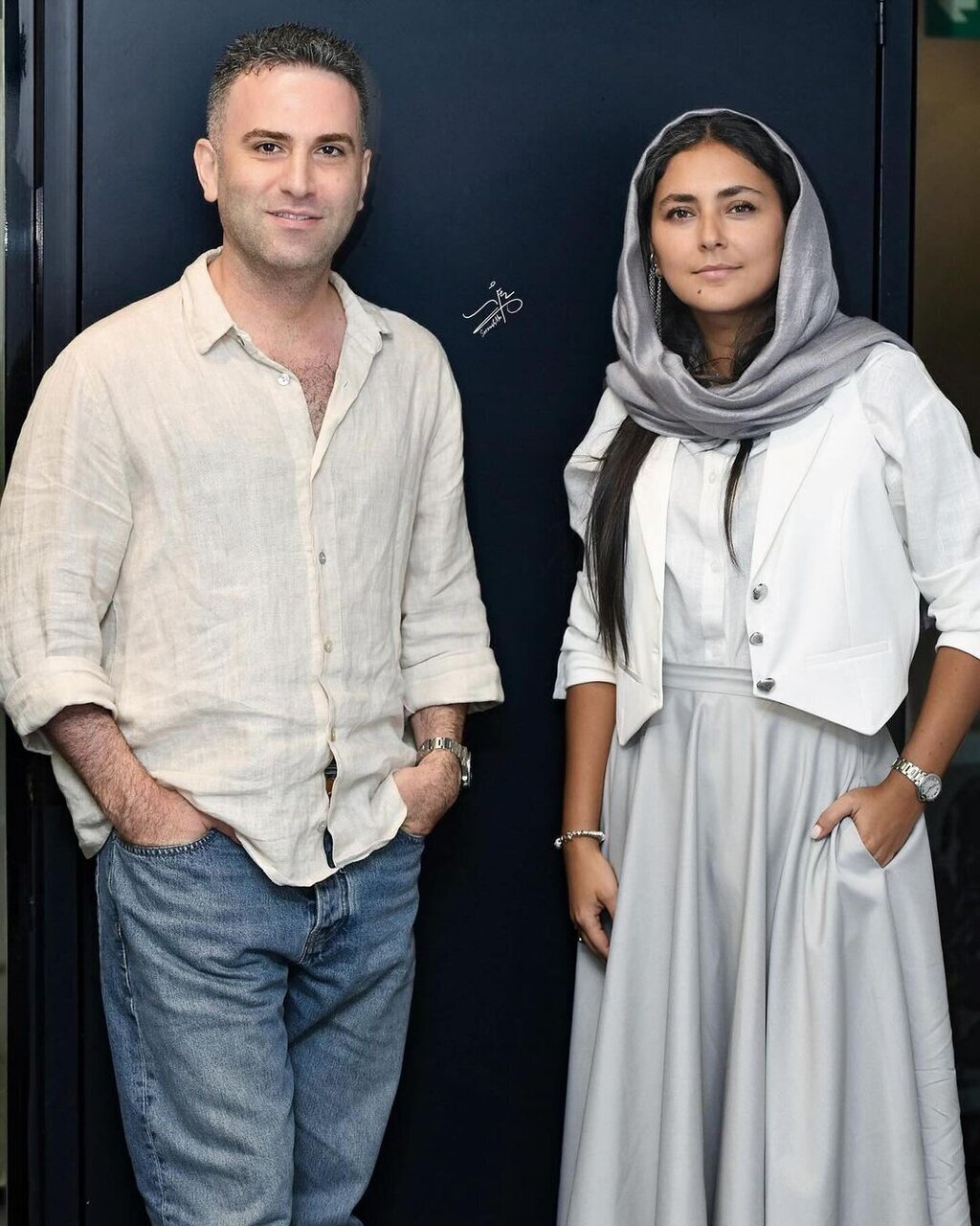 عکس| دیدار صمیمی هدی زین العابدین و هوتن شکیبا در یک مراسم سینمایی