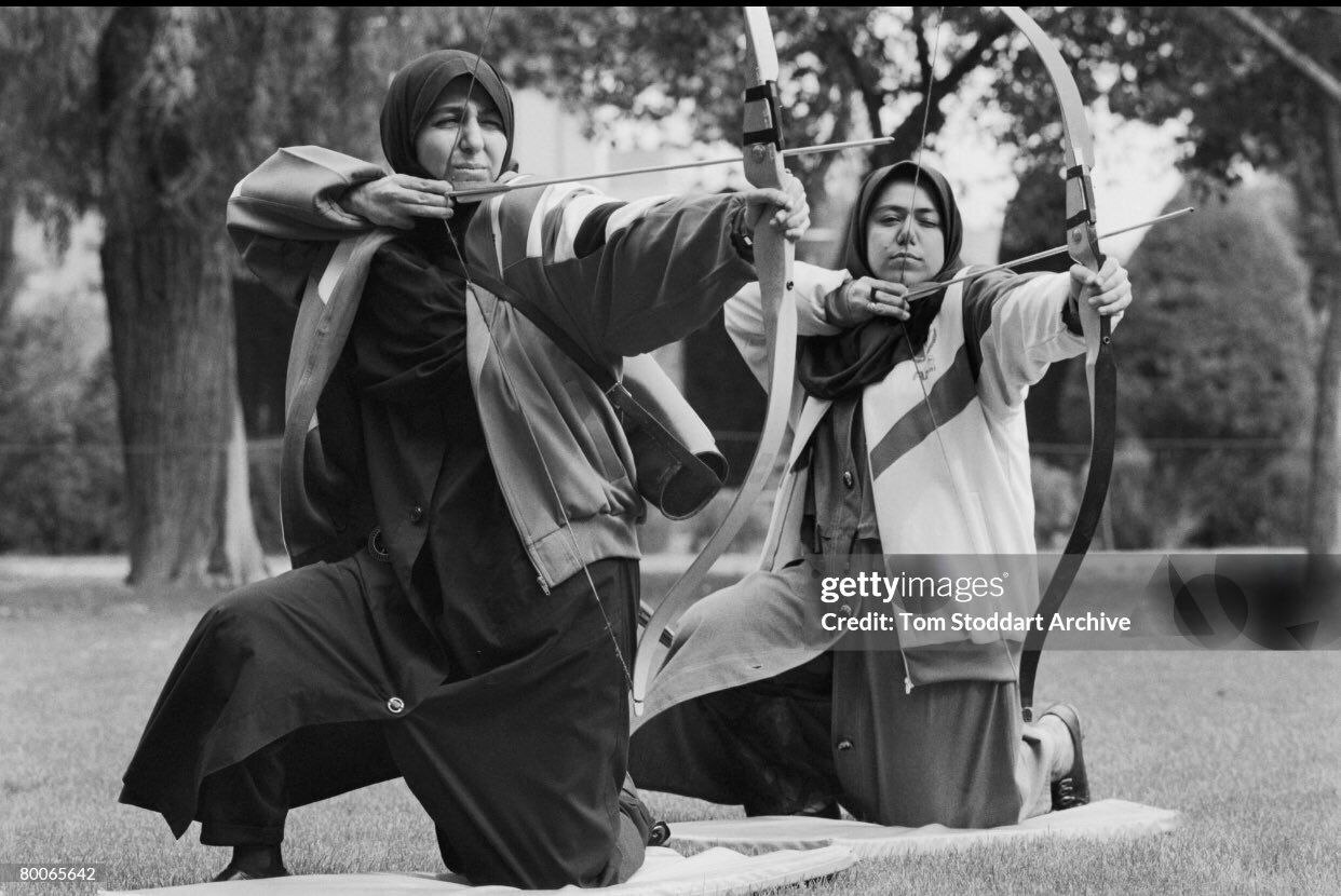 ‏عکس| تمرینات تیم ملی تیراندازی زنان؛ سال ۱۳۷۵