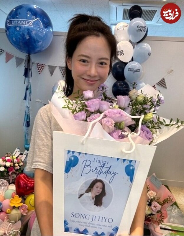 عکس| سونگ جی هیو؛ همسر جومونگ در جشن تولد ۴۳ سالگیاش عکس| سونگ جی هیو؛ همسر جومونگ در جشن تولد ۴۳ سالگیاش