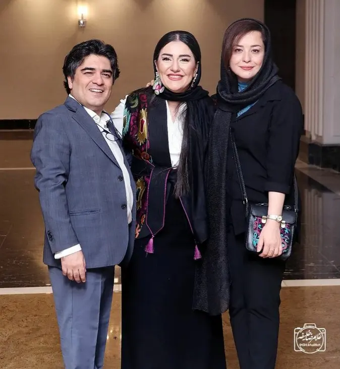 عکس| مهراوه شریفی نیا در کنار موزیسین معروف و همسرش