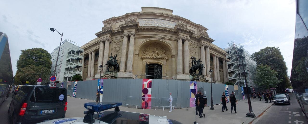 عکس| کاخ تاریخی پاریس در دست تعمیرات