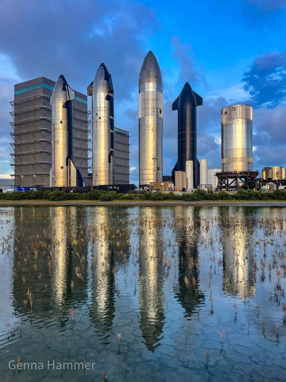 عکس| مزرعه موشکی SpaceX