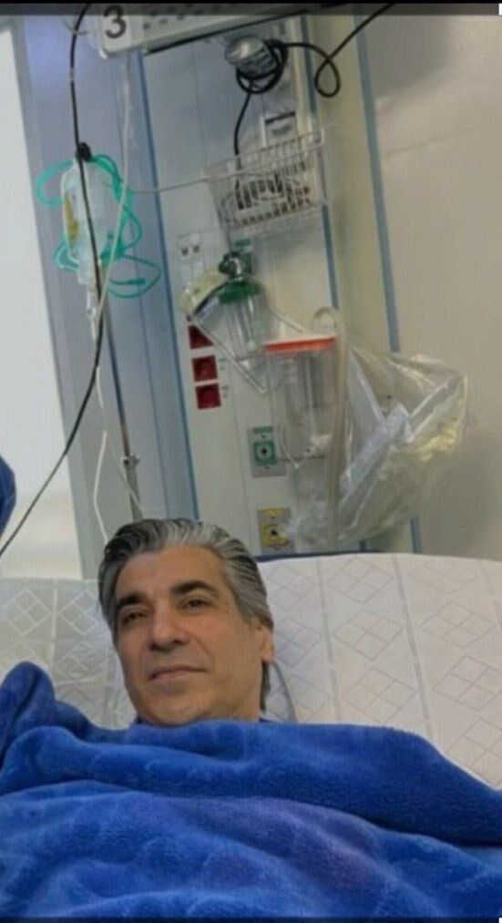 عکس/ وحید شمسایی به آنفولانزا دچار شد