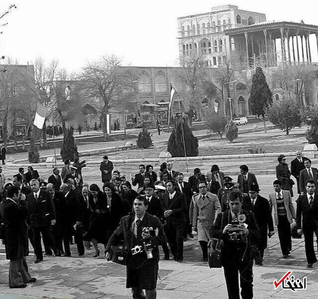 عکس/ سفر نخست وزیر ایتالیا به اصفهان ۱۳۴۱