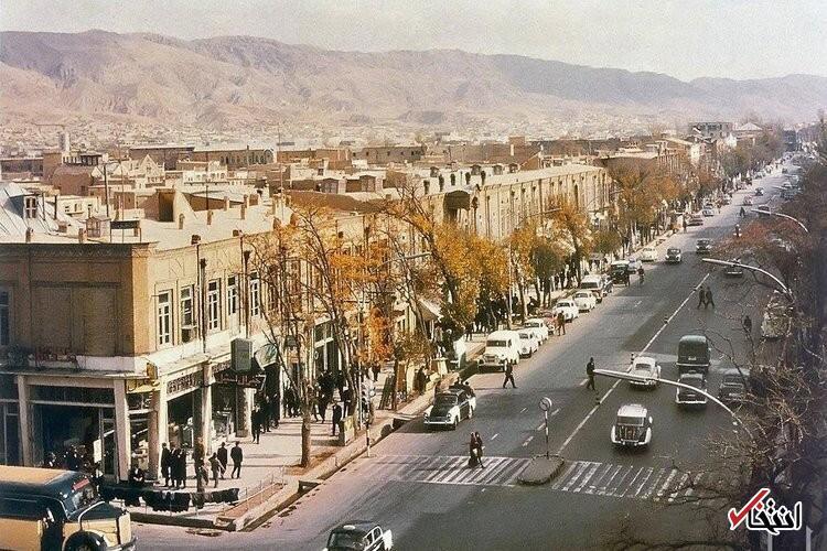 تصویری قدیمی از خیابان باغمیشه تبریز؛ یکی از معروف‌ترین محله‌های قدیمی شهر تبریز