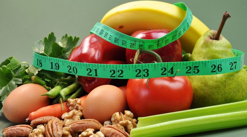 میوه‌های مختلف و سانتی متر