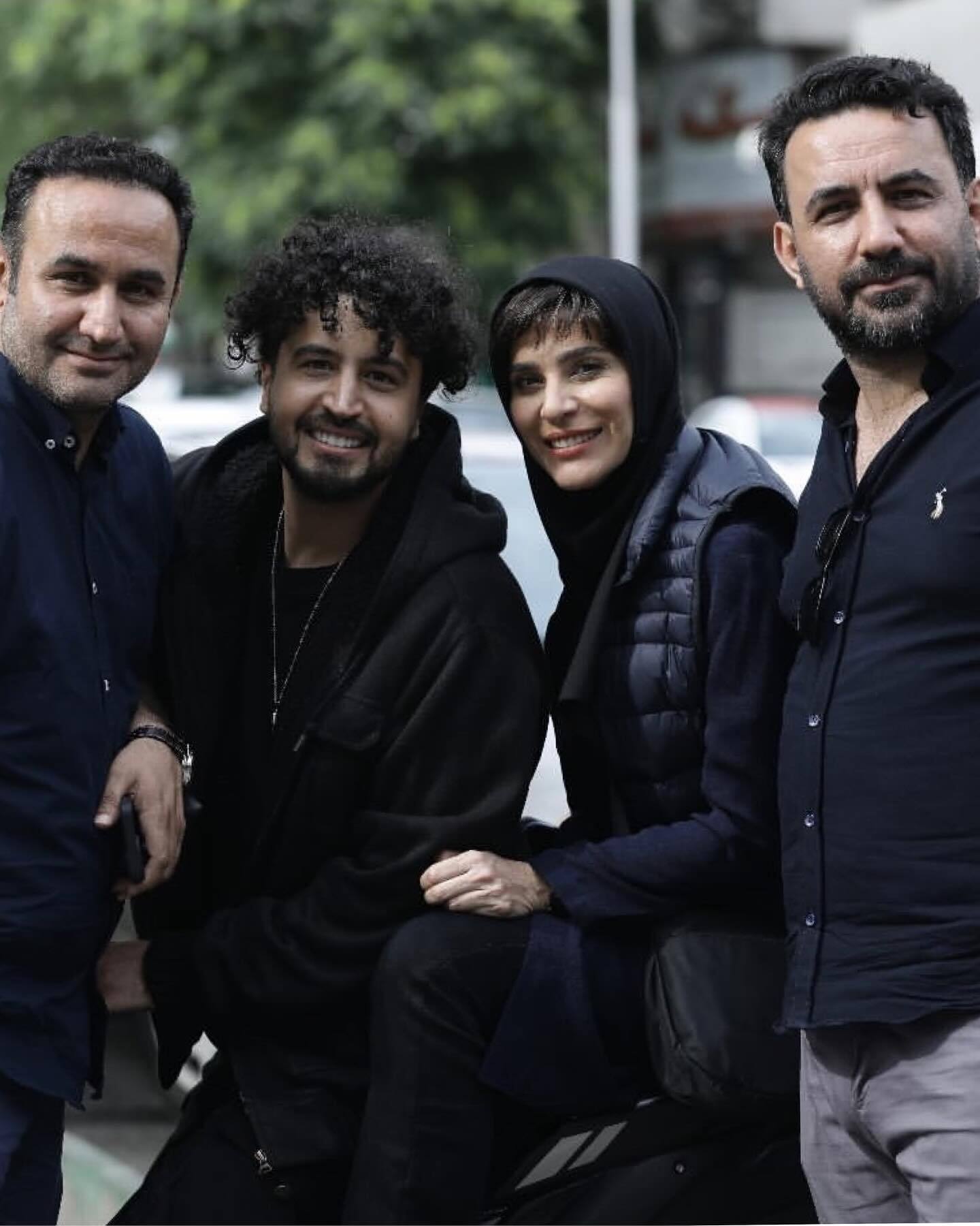 عکس/ سحر دولتشاهی و مهرداد صدیقیان در یک پشت صحنه