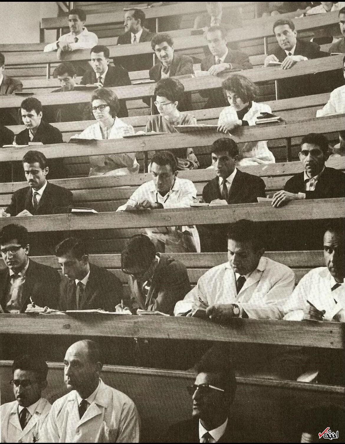 عکس/ دانشجویان پزشکی دانشگاه تهران در سال ۱۳۳۹