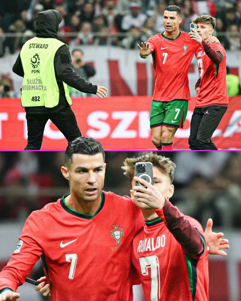 عکس/ وساطت رونالدو برای سلفی گرفتن جیمی جامپ